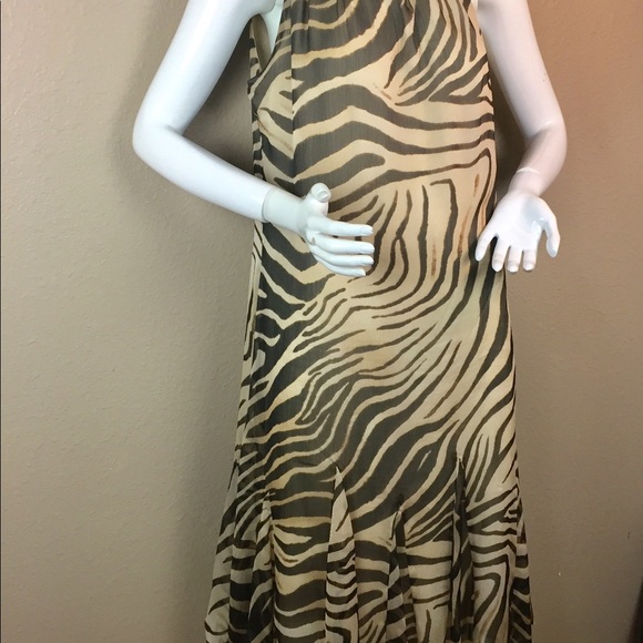 Lauren Ralph Lauren animal print sundress size 14 - Picture 8 of 15